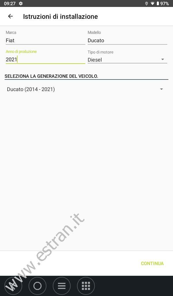 Link Toolkit - ricerca manuale per veicolo